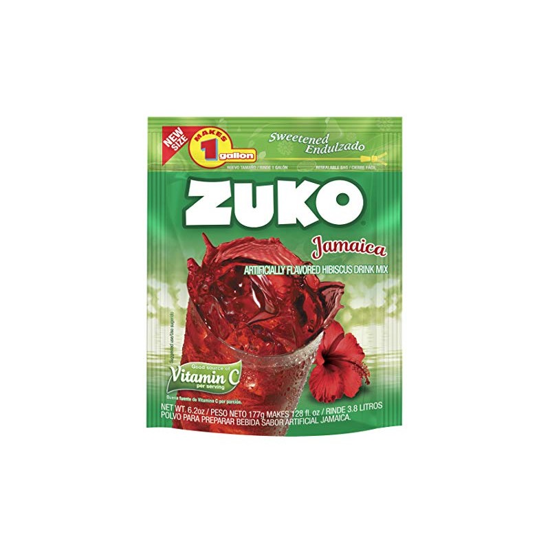 Zuko Jamaica Instant Powder Drink | Gallon Pack | No