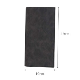 Mens Wallet Long Multiple Slots Credit Card Holder Wallets with 12 Card Slots, Slim Wallets for Men Minimalist Large Credit Card Wallet Man Purse for Organize Various Cards (Retro, Black)