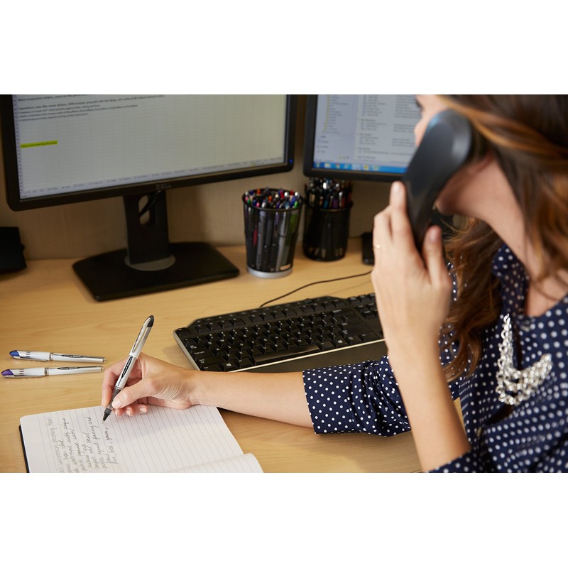 uni-ball Vision Elite Rollerball Pens Bold Point, 0.8mm, Black