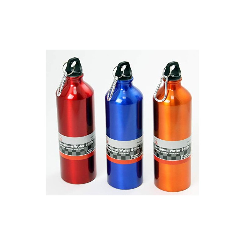 Chef Craft Select Aluminum Water Bottle, 25 Ounces, Color May