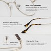RB.Pilot Classic Square Polygon Reading Glasses for Men Women Light