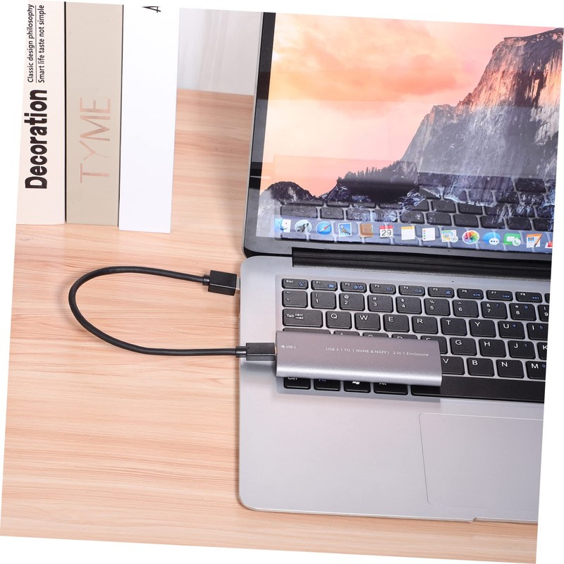 CAXUSD Portable Drive External Hard Disk Dual C Compact Design