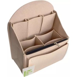 Bancore 배낭 핸드백 숄더백을 위한 반코어 펠트 백팩 정리함 삽입물 [Large] Large Half-Core Felt Backpack Organizer Insert for Backpack Handbags Shoulder Bags