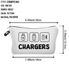 Livel lhood Chargers Makeup Bag Cute Small Organizer Zipper Pouch