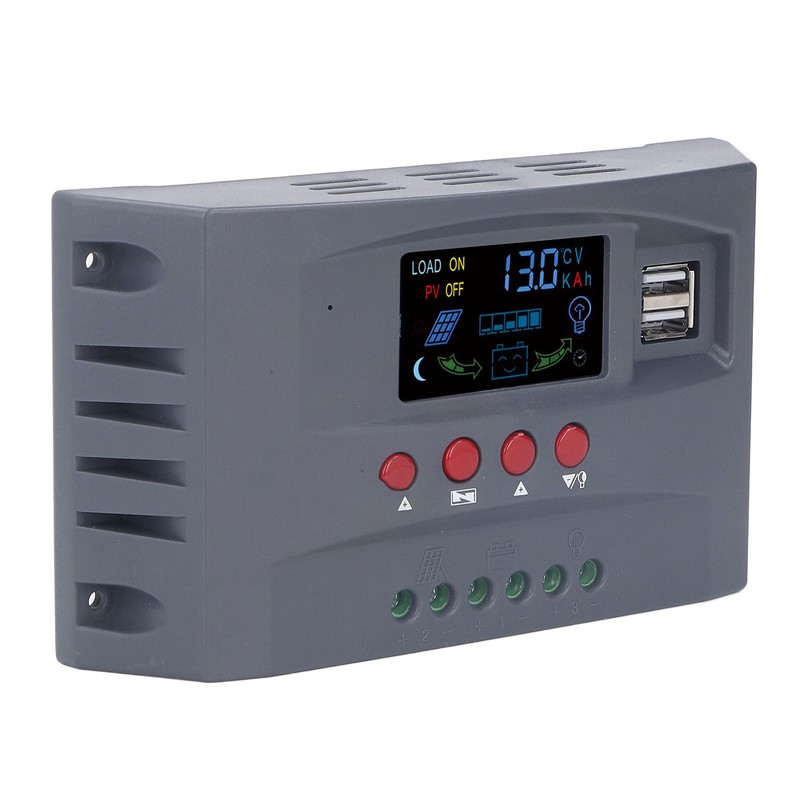 Solar Charge Controller with Light LCD MPPT Overcurrent Protection Solar