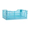 Truu Design Folding Plastic Crates, 30.5 x 20.3 x 11.4cm,