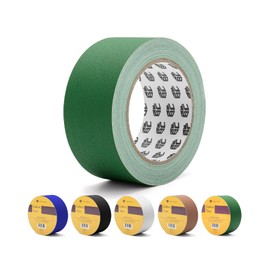 Bates- Gaffers Tape 2 Inch x 33 Yards, Green Gaffer Tape 2 inch, Polyethylene-Coated Cloth, Non-Reflective, No Residue