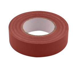 HomeBerg Brown Electrical Tape - 19mm x 10m - Moisture and Heat Resistant Tape, PVC Strong Self Adhesion White Tape, Multipurpose Electrical Insulation Tape for Electric Wires, DIY (Brown, 6 Pack)
