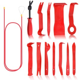 oumuik Pack of 13 Disassembly Tool Car with Trim Wedges Car Disassembly Car Door Trim Lever Tool Plastic Wedge