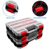 Double Side Tool Box Organizer, Hardware Storage Box, Portable Small