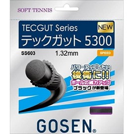 GOSEN Soft Tennis String Tech Gut 5300 Black SS603