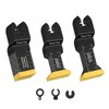 Trivd Frol 15 PCS Titanium Oscillating Saw Blades Metal Cutting,