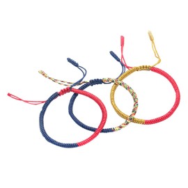 SAFIGLE Classic Bracelet Set for Women 3pcs Woven Rope Bracelet Fashion Jewelry