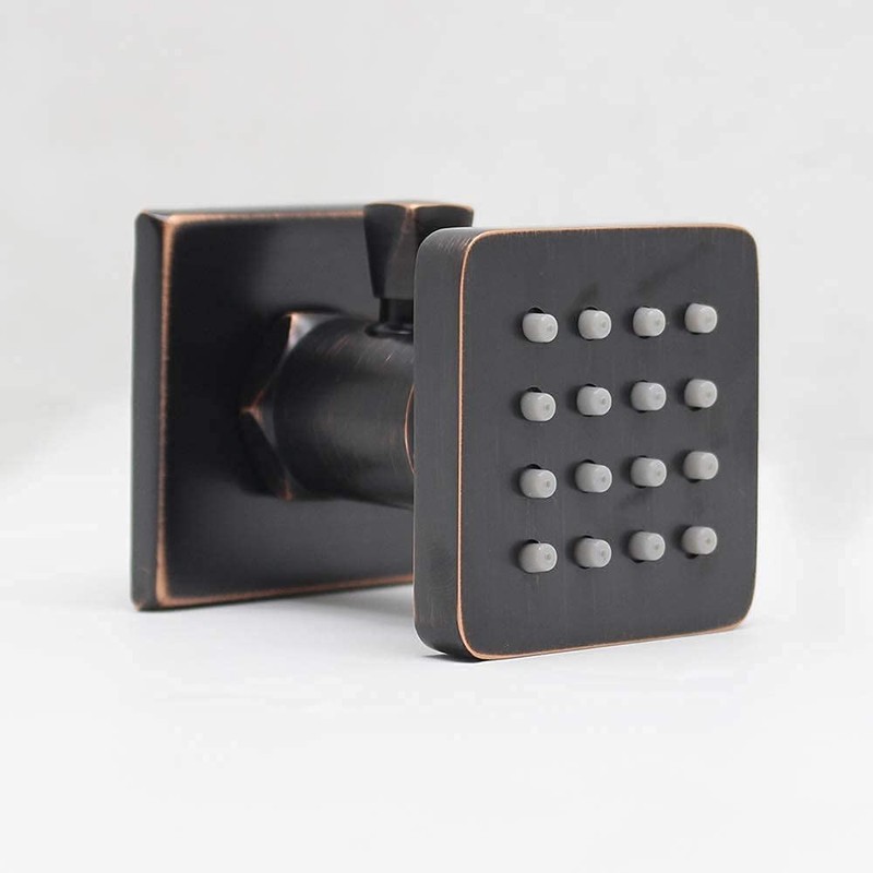 Backnets (Upgrade) Shower Body Jets with On-Off switch Solid Brass