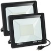 JRBFA 2 Pack 100W LED Flood Lights Outdoor, 10000lm LED