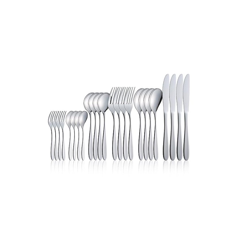 Stainless Steel Dinner Cutlery Set of 6 24