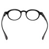 Calabria R217A Designer Oval Vintage Reading Glasses in Gloss Black