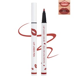 Lipliner-Stift, flüssig, matt, dunkles Rot, Lipliner & Lip Liner, langanhaltend, nicht klebend, wasserfest, Lippenstift, langer Halt, Lippen, Konturenstift, Make-up, Geschenke für Frauen, 1