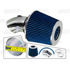 Rtunes Racing Cold Air Intake Airflow System Induction Kit + Filter Combo BLUE Compatible For 2011-2017 Journey with 2.4L Engine