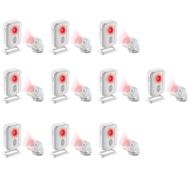 Greencycle Motion Sensor Doorbell, Door Chime for Business When Entering, Store Door Entry Bell,Motion Sensor for Door,for Front Porches, Gates, Homes, Offices, Stores,10PK