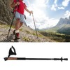 Outdoor Hiking Cane 3 Section Telescopic Walking Cane Adjustable Height