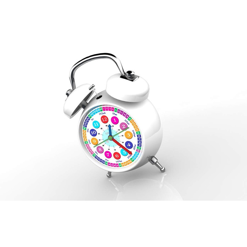 Qesnox Children Alarm Clock Time Teacher Bedroom Table Clock Office