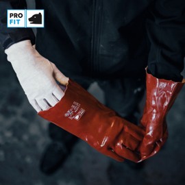 PRO FIT Cotton Tricot Gloves Pack of 12 - Breathable Protective Gloves, 100% Cotton, Allergy Glove, Soft & Perfect Fit - Pure White, Size 7