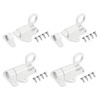 M METERXITY 4-Pack Self-Closing Latch Aluminum Alloy Automatic Window Sliding