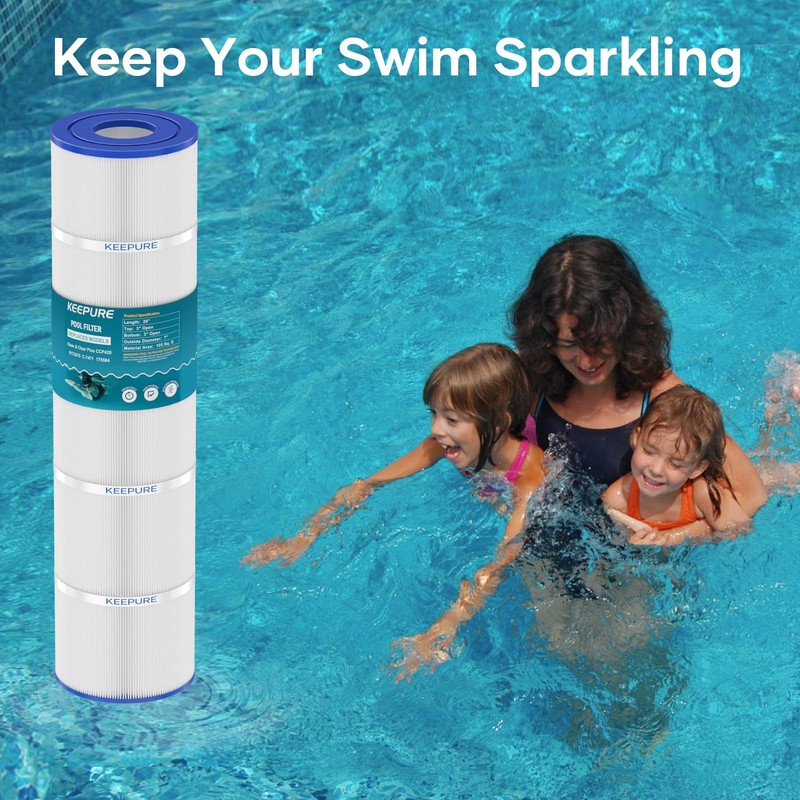KEEPURE CCP420 Pool Filter Cartridges Compatible with 178584, PCC105-PAK4, FC-1977,