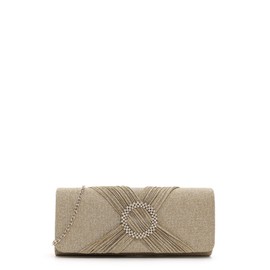 Tamaris Clutch TAS Amalia Brooch 33804 Women's Handbags Plain, Gold 240