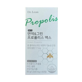 Dr. Lin 닥터린 면역 그린 프로폴리스 맥스 1500mg x 60정 / 써클 Dr. Lean Immune Green Propolis Max 1500mg x 60 Tablets / Circle