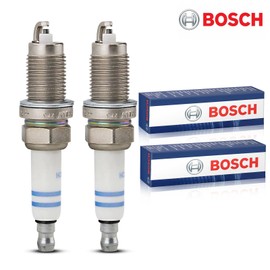 2x Original Bosch 0242236565 Spark Plug Compatible with Cherokee XJ 2.5L 4.0L 2000-2001 Wrangler II TJ 2.5L 4.0L 2000-2006 Ibiza III 6L1 1.2L-1.6L 2002-2009 Golf V 1 K1 1.4L 2006-2008