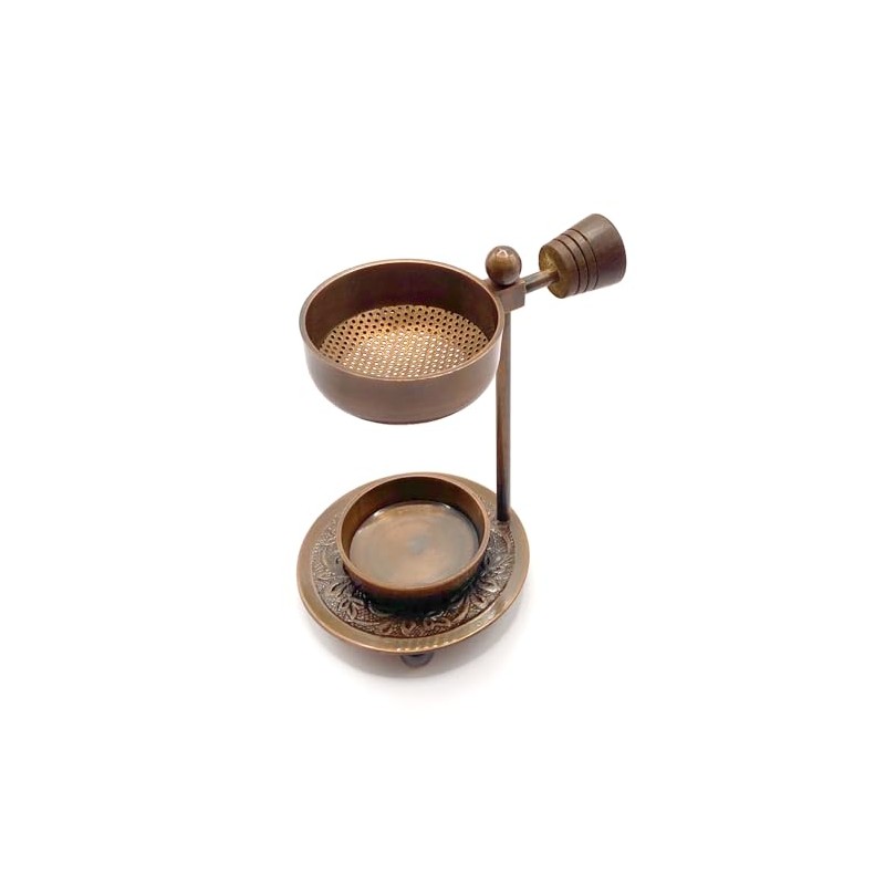 Farbenwald Adjustable Height Incense Burner for Smoking Resins, Woods and