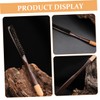 Healvian Mens Hair Brush Wooden Handle Portable Detangling Brush for