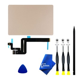 iPartsleader A1932 Trackpad Replacement for MacBook Air (Retina,13-inch,2018/2019) Force Touch Touchpad with Cable EMC3184 661-11908 (Gold)