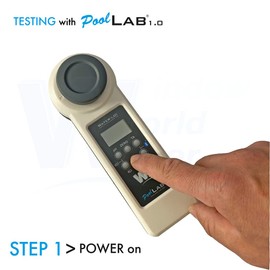 PoolLAB® 1.0 - Special Edition 13 in 1 Electronic Water Tester with 70 Test Tablets, for Professional Water Analysis