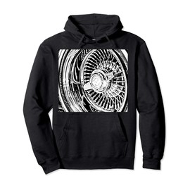 Lowrder Wire Wheel 100 Spoke Knock off T-Shirt Pullover Hoodie