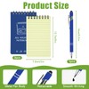 OT-NVWOZR Waterproof Pocket Notebooks with Pens, 3x5 Mini Notepad All