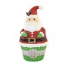 Bethany Lowe Santa Claus Cupcake Container