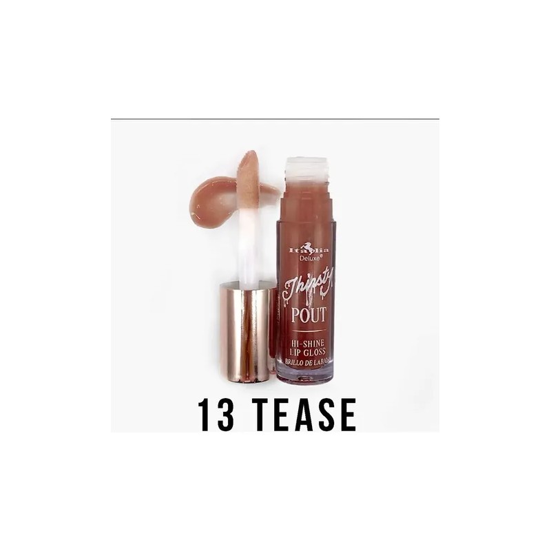 Lip Gloss Thirsty Pout Brillo Labial Italia Set 12 Tonos