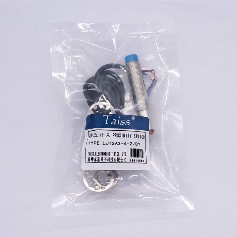 Taiss 2pcs New LJ12A3-4-Z/BY Inductive Proximity Sensor Switch 4mm Detection
