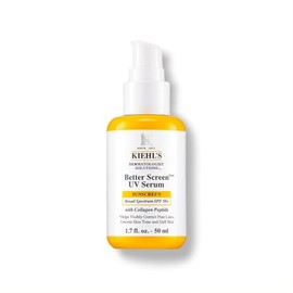 Kiehl’s Better Screen UV Serum SPF 50 + - Protector Solar Facial, Suero Ligero con Péptido de Colágeno Protege Contra el Daño Solar y Corrige Primeros Signos de la Edad, para Todo Tipo de Piel, 50 ml