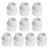 PATIKIL NPT1-1/2" PVC Male Adapter Pipe Fitting, 10 Pcs Furniture