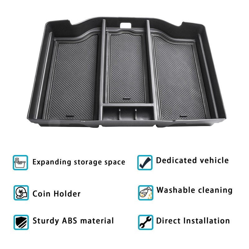 EDBETOS Full Center Console Organizer Compatible with 2019-2023 2024 2025