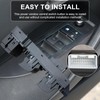 BELGEMAY 84840-02180 Driver Side Master Window Switch with White Backlit