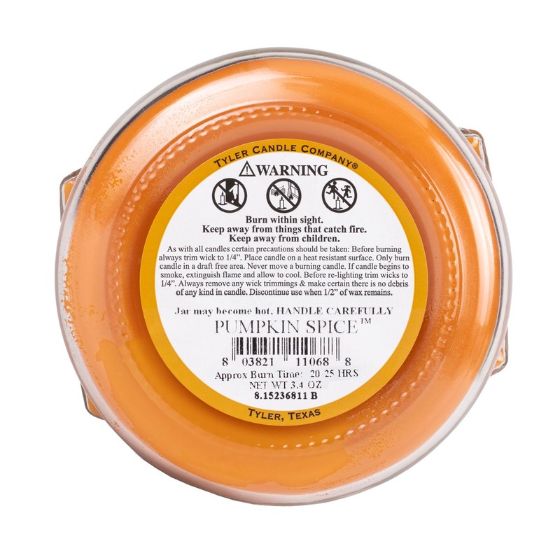 Tyler Candle Co. Pumpkin Spice 3oz Candle