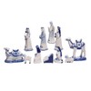Kurt S. Adler Kurt Adler 1.97 6.7-Inch Porcelain Delft Blue