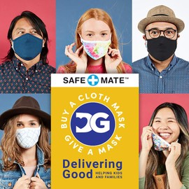 Case-Mate Safe+Mate x Cloth Face Mask - Washable & Reusable - Adult S/M - Cotton - Includes Filter - Ferns