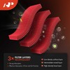 A-Premium 2PCS Filtros de Aire de Motor Preengrasados de Alto