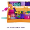 Mattel Polly Pocket Jungle Safari Compact, 2 Micro Dolls &